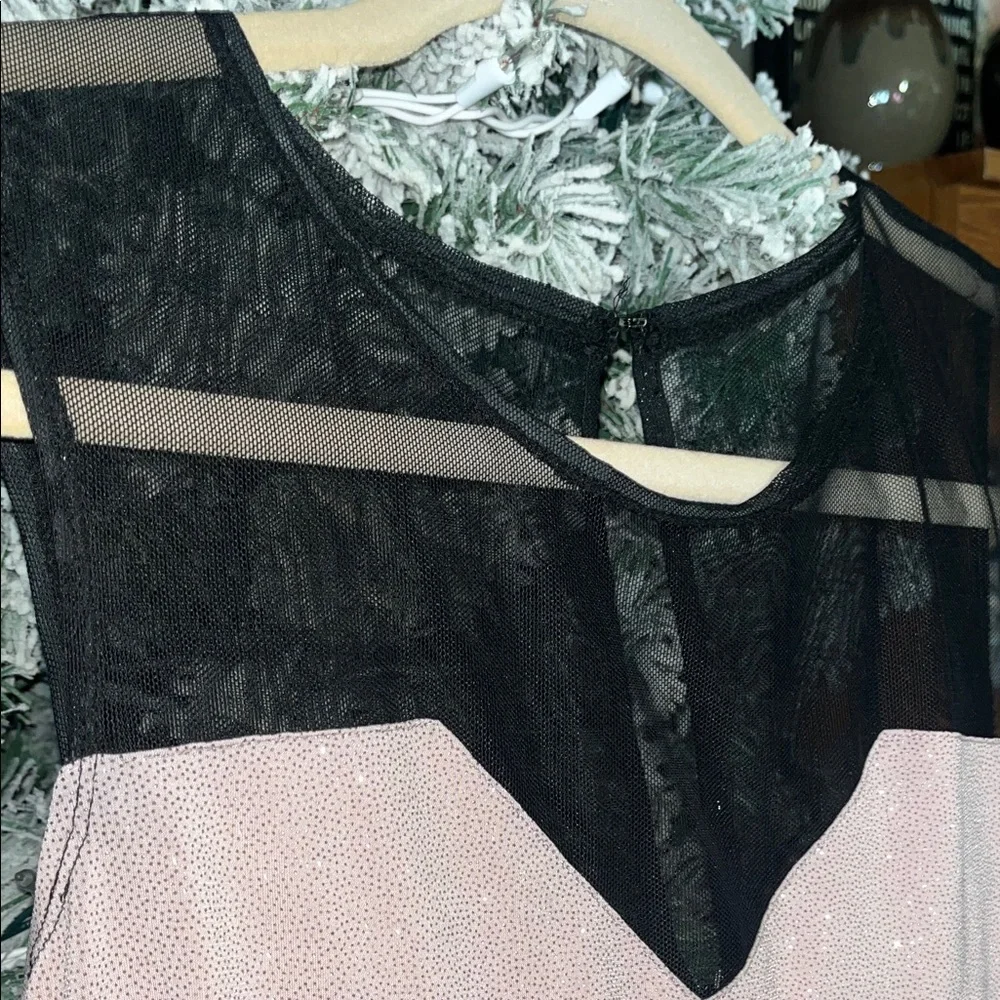 Black and tanish pink Sleeveless Romper by Enfocus Studio - Picture 5 of 13
